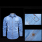 🔥‑56%👔 Chemise en Jean Homme Manches Longues, Modèle Décontracté avec Deux Poches Poitrine🤍 Style Utilitaire Intemporel !