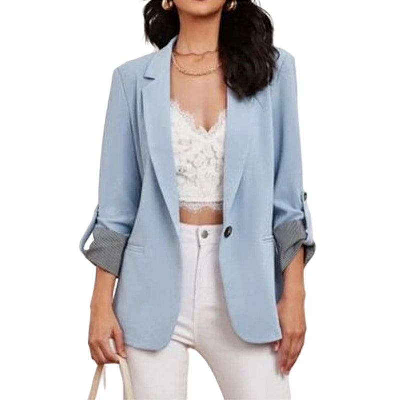 ☀️🧥Nouveautés - Cardigan-blazer épuré : tombé fluide et style polyvalent, du bureau à la soirée