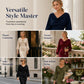 💖Promotion exceptionnelle : 50 % de réduction ✨ Robe élégante à col roulé pour femme