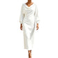💖Promotion exceptionnelle : 50 % de réduction ✨ Robe élégante à col roulé pour femme