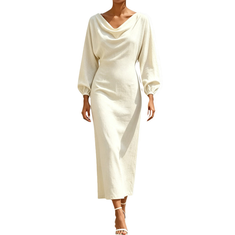 💖Promotion exceptionnelle : 50 % de réduction ✨ Robe élégante à col roulé pour femme