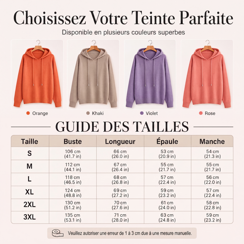 Pull décontracté à capuche avec cordon de serrage pour femme