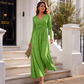 ✨ Robe Portefeuille Femme Élégante à Col V – Coupe Flatteuse & Poches Pratiques