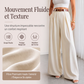 ✨ Pantalon Tailleur Femme Taille Haute – Coupe Large Élégante & Flatteuse