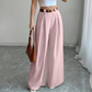 ✨ Pantalon Tailleur Femme Taille Haute – Coupe Large Élégante & Flatteuse