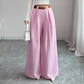 ✨ Pantalon Tailleur Femme Taille Haute – Coupe Large Élégante & Flatteuse