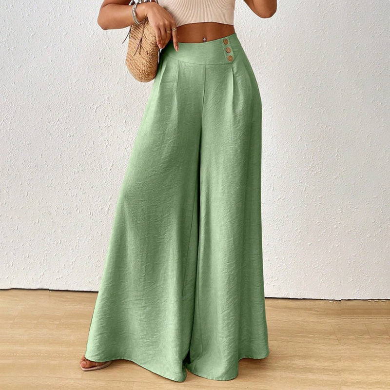 ✨ Pantalon Large Femme – Coupe Fluide, Ample & Élégante