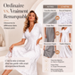 Robe élégante en dentelle à col V pour femme