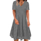 Robe élégante en dentelle à col V pour femme