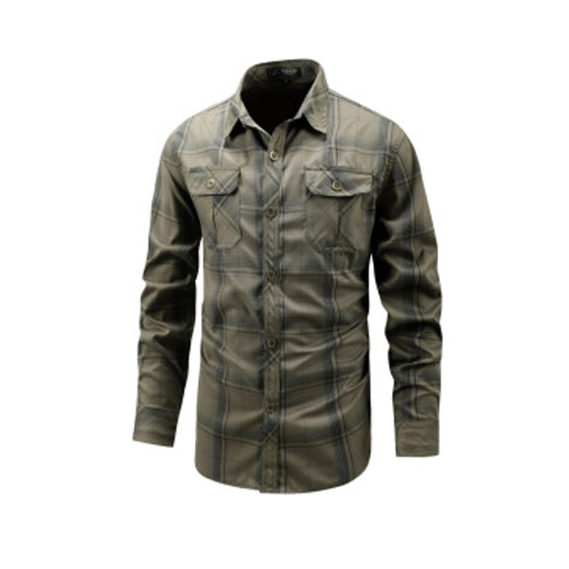 ✨Chemise à carreaux décontractée à manches longues pour homme – Chemise classique à carreaux et à manches longues pour un style chic et décontracté au quotidien👔