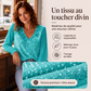 Haut élégant pour femme à col V en sequins