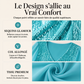 Haut élégant pour femme à col V en sequins