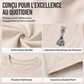 T-shirt pour homme à col rond avec motif d'échecs