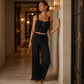 Ensemble de pyjama d'été pour femme avec caraco en dentelle