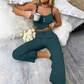 Ensemble de pyjama d'été pour femme avec caraco en dentelle