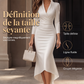 Robe midi élégante en satin pour femme