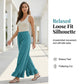 🔥Nouveautés 2026 | 50 % de réduction aujourd'hui ! 💸 Pantalon décontracté à jambes larges pour femme, avec ourlet à volants