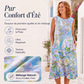 Robe en lin sans manches pour femme