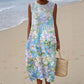Robe en lin sans manches pour femme