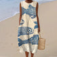 Robe en lin sans manches pour femme