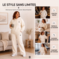 Ensemble sweat à capuche et pantalon large pour femme