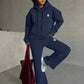 Ensemble sweat à capuche et pantalon large pour femme