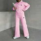 Ensemble sweat à capuche et pantalon large pour femme