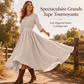 Robe décontractée à taille cintrée pour femme