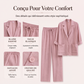 Ensemble 2 pièces blazer et pantalon décontracté pour femme