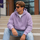 📢📢50 % DE RÉDUCTION !! ⏰ Sweat à capuche en maille à demi-zip pour homme