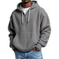 📢📢50 % DE RÉDUCTION !! ⏰ Sweat à capuche en maille à demi-zip pour homme