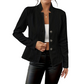 ✨ OFFRE PRIVILÈGE · -50 % | Blazer Femme Texturé à Col Montant