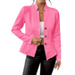 ✨ OFFRE PRIVILÈGE · -50 % | Blazer Femme Texturé à Col Montant