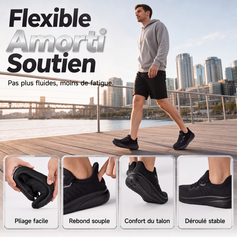 Chaussures de course légères et respirantes pour hommes