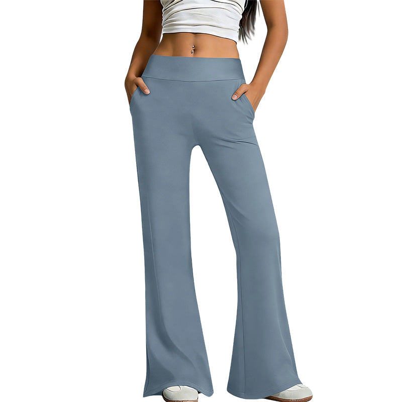 Pantalon de yoga évasé effet lift