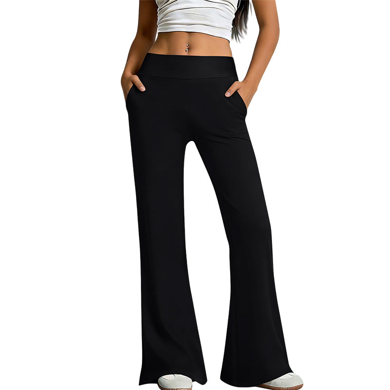 Pantalon de yoga évasé effet lift