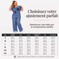 Ensemble haut épaules dénudées et pantalon large pour femme