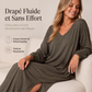 Robe longue élégante avec fente