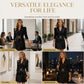 Robe-blazer élégante à double boutonnage pour femme