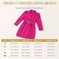 Robe-blazer élégante à double boutonnage pour femme