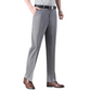 Pantalons décontractés en soie glacée pour homme