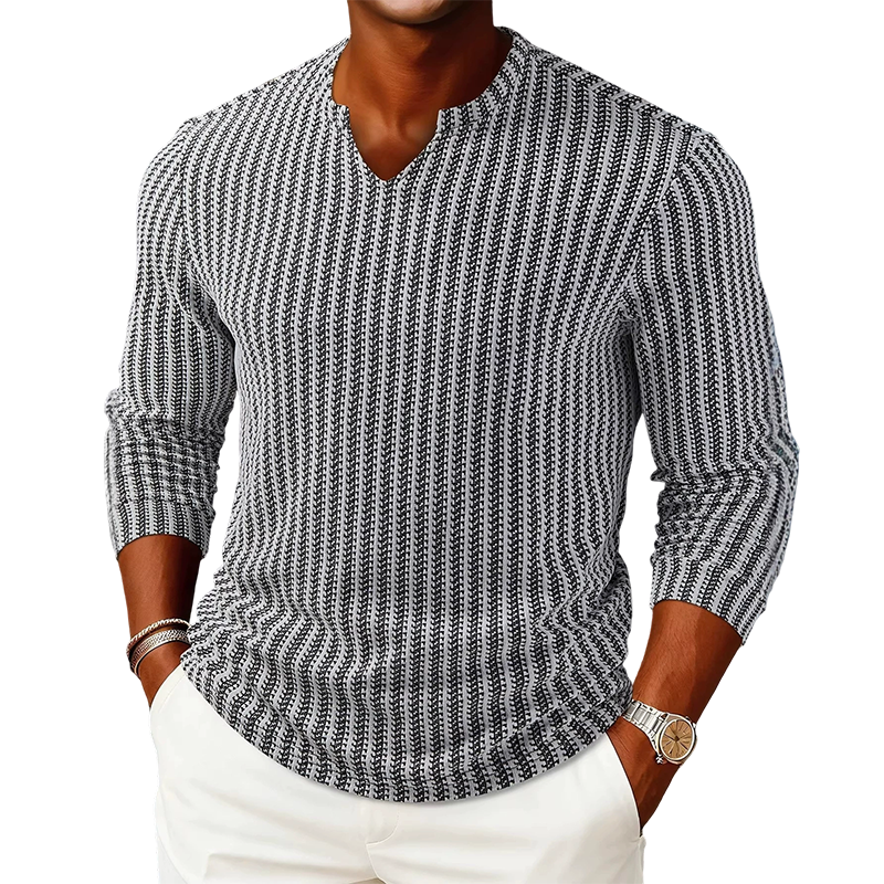 Pull en maille texturée moderne