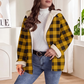 Veste à capuche zippée épaisse pour femme