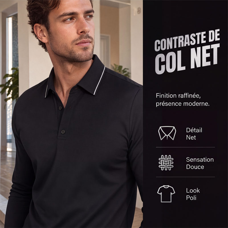 Polo de sport de golf à manches courtes pour homme