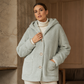 Veste à capuche confortable et chaude pour femme