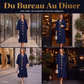 Robe en maille élégante à manches longues pour femme