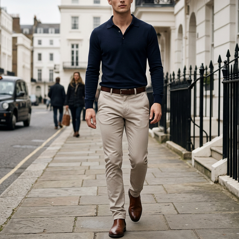 👖 50 % DE RÉDUCTION | Finis les pantalons de tous les jours rigides – Pantalon stretch moderne pour homme à coupe étroite