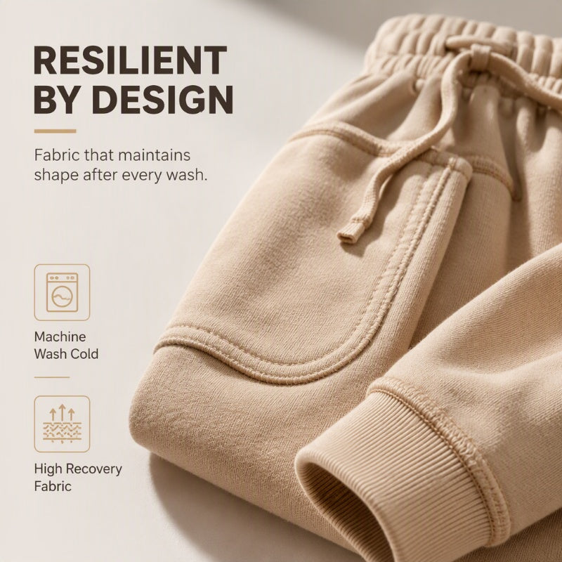 Ensemble composé d'un sweat-shirt à col rond et d'un pantalon à jambes larges pour femme