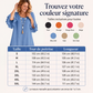 ☀️ OFFRE D'ÉTÉ · -50 % | Robe Ample à Manches Volantées