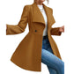 ✨ OFFRE PRIVILÈGE · -50 % | Manteau Femme Cintré à Double Boutonnage